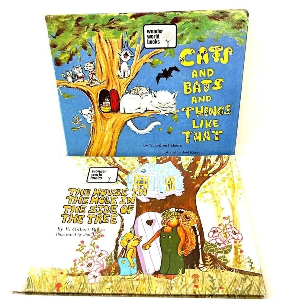Wonder World Books Cats and Bats / House in the Hole Lot
